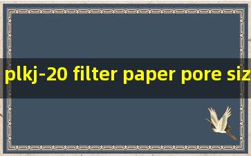 plkj-20 filter paper pore size measuring instrument exporter